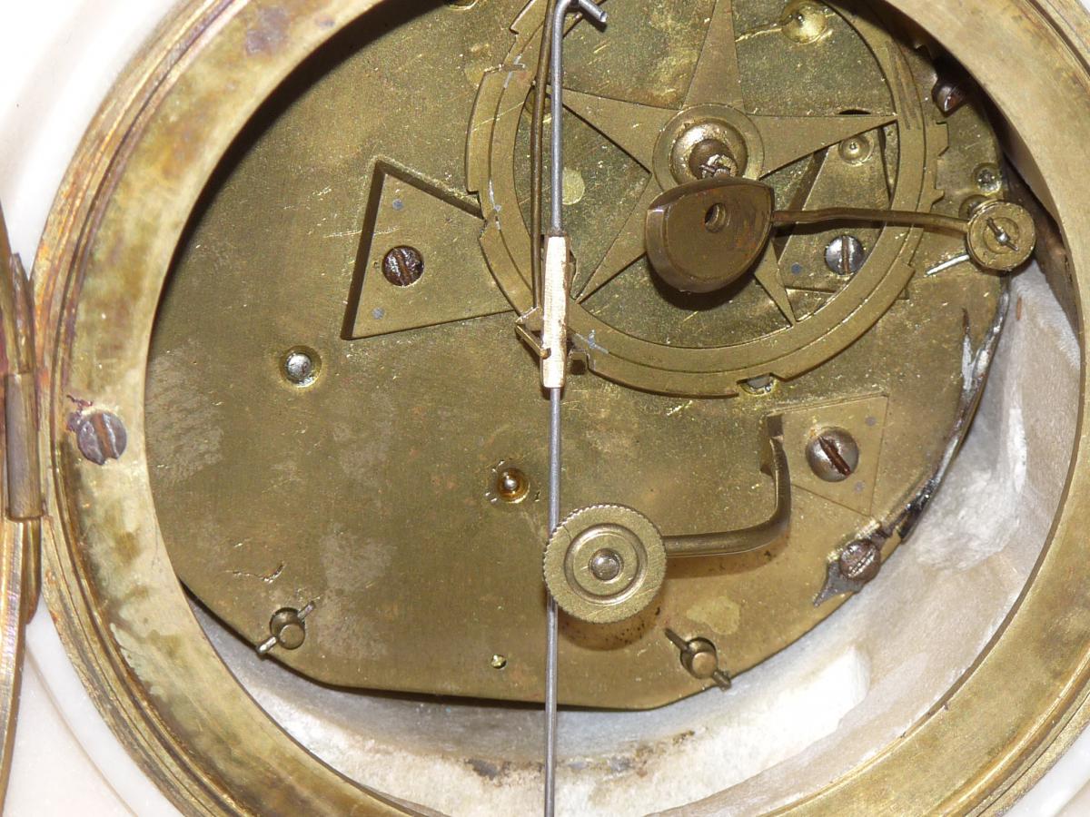 Pendule D’époque Louis XVI Signée Robin-photo-3