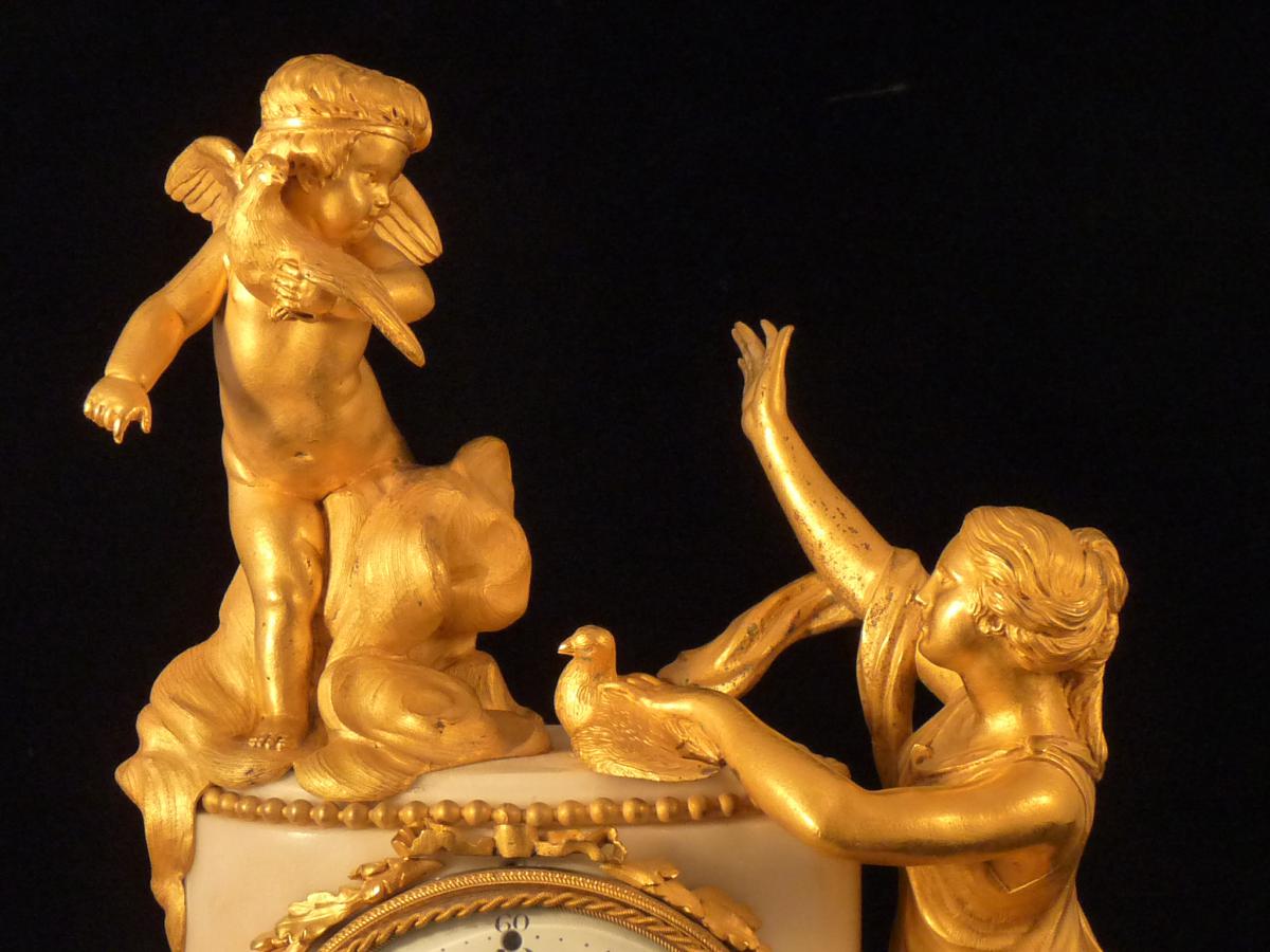 Pendule D’époque Louis XVI Signée Robin-photo-1