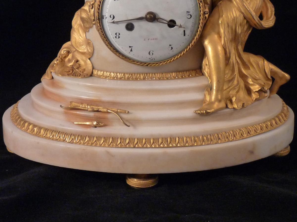 Pendule D’époque Louis XVI Signée Robin-photo-3