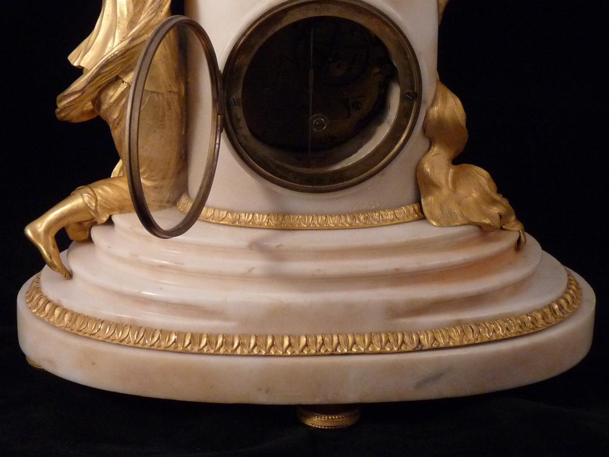 Pendule D’époque Louis XVI Signée Robin-photo-5