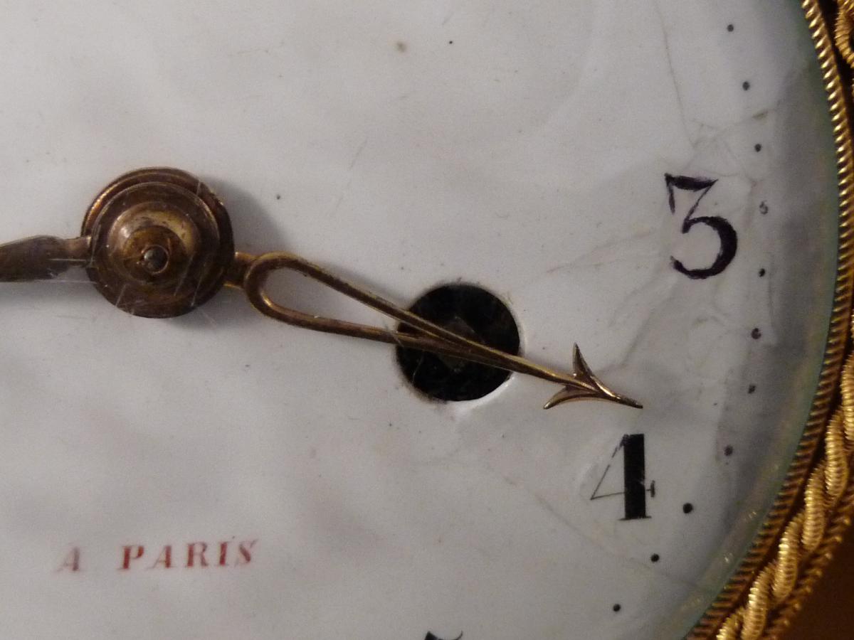 Pendule D’époque Louis XVI Signée Robin-photo-8