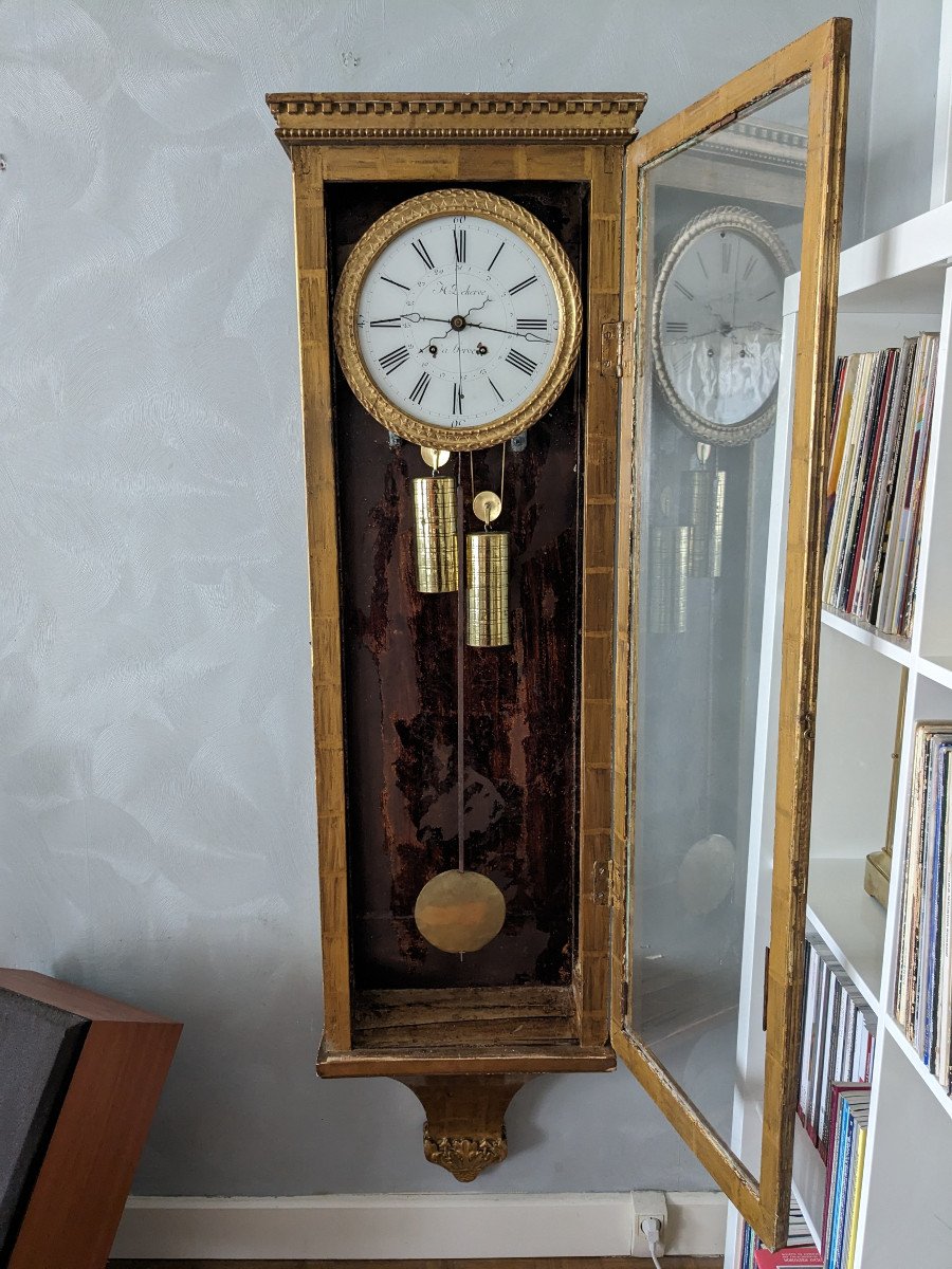 Regulator With Complications Signed Deherve 18th Century -photo-4