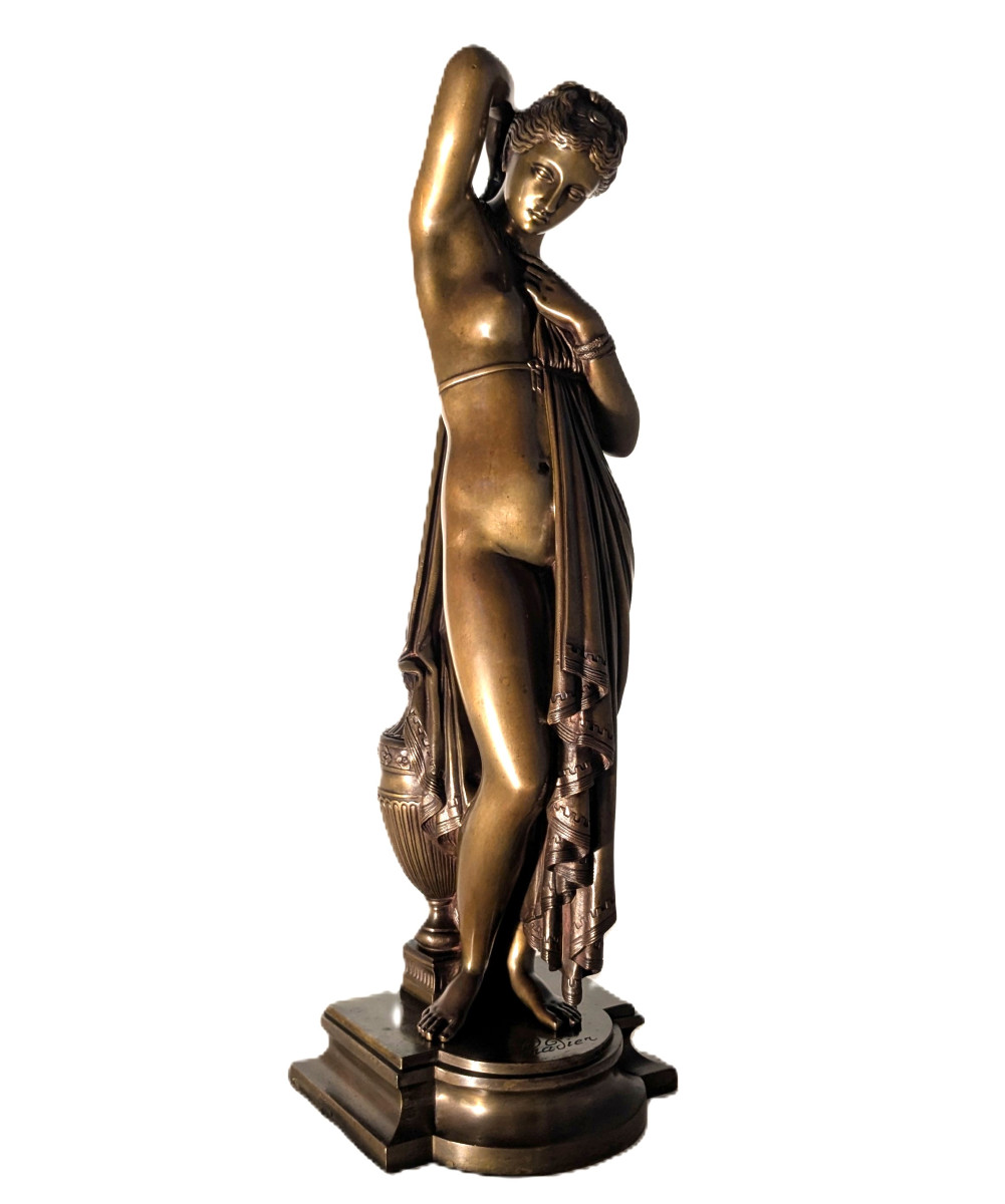 Phryné, rare version impudique, par Pradier
