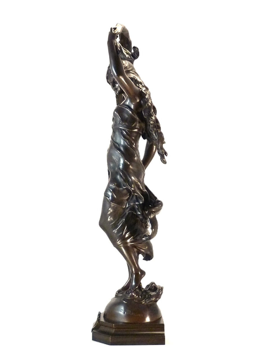 La brise, bronze d&#039;Auguste Moreau-photo-1