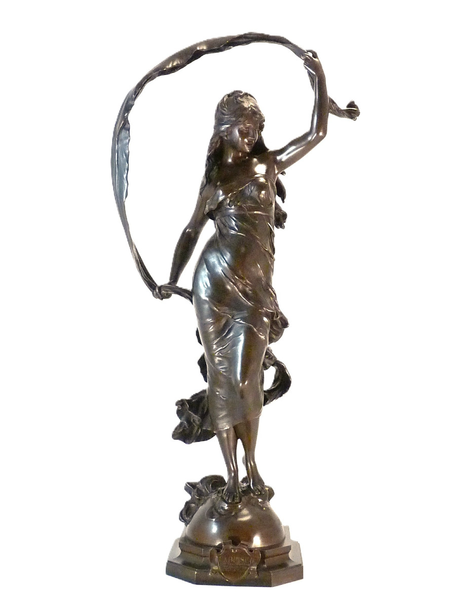 La brise, bronze d&#039;Auguste Moreau