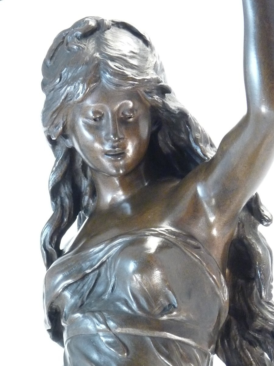 82CM Bronze d'Auguste Moreau : -photo-2