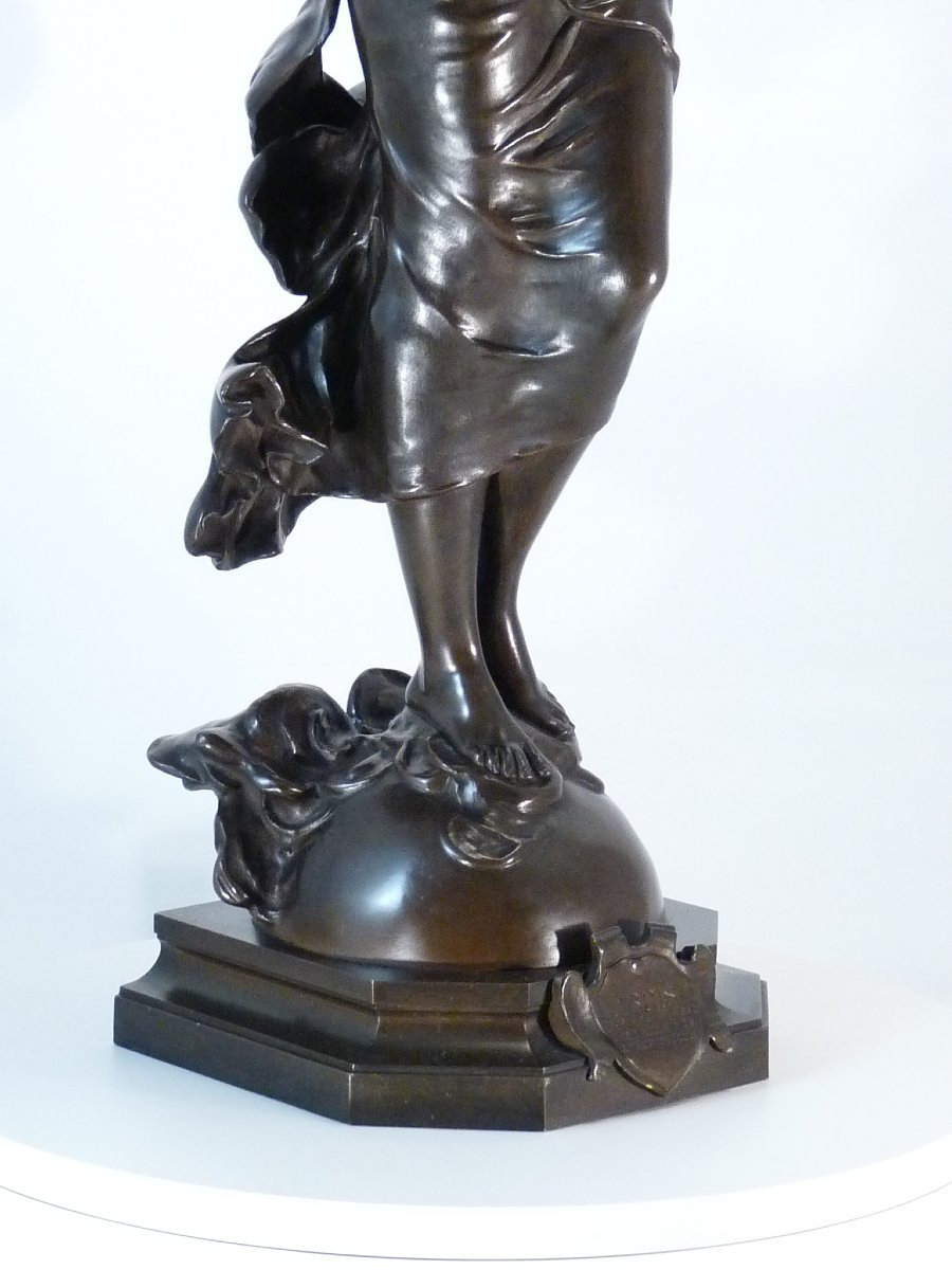 82CM Bronze d'Auguste Moreau : -photo-6