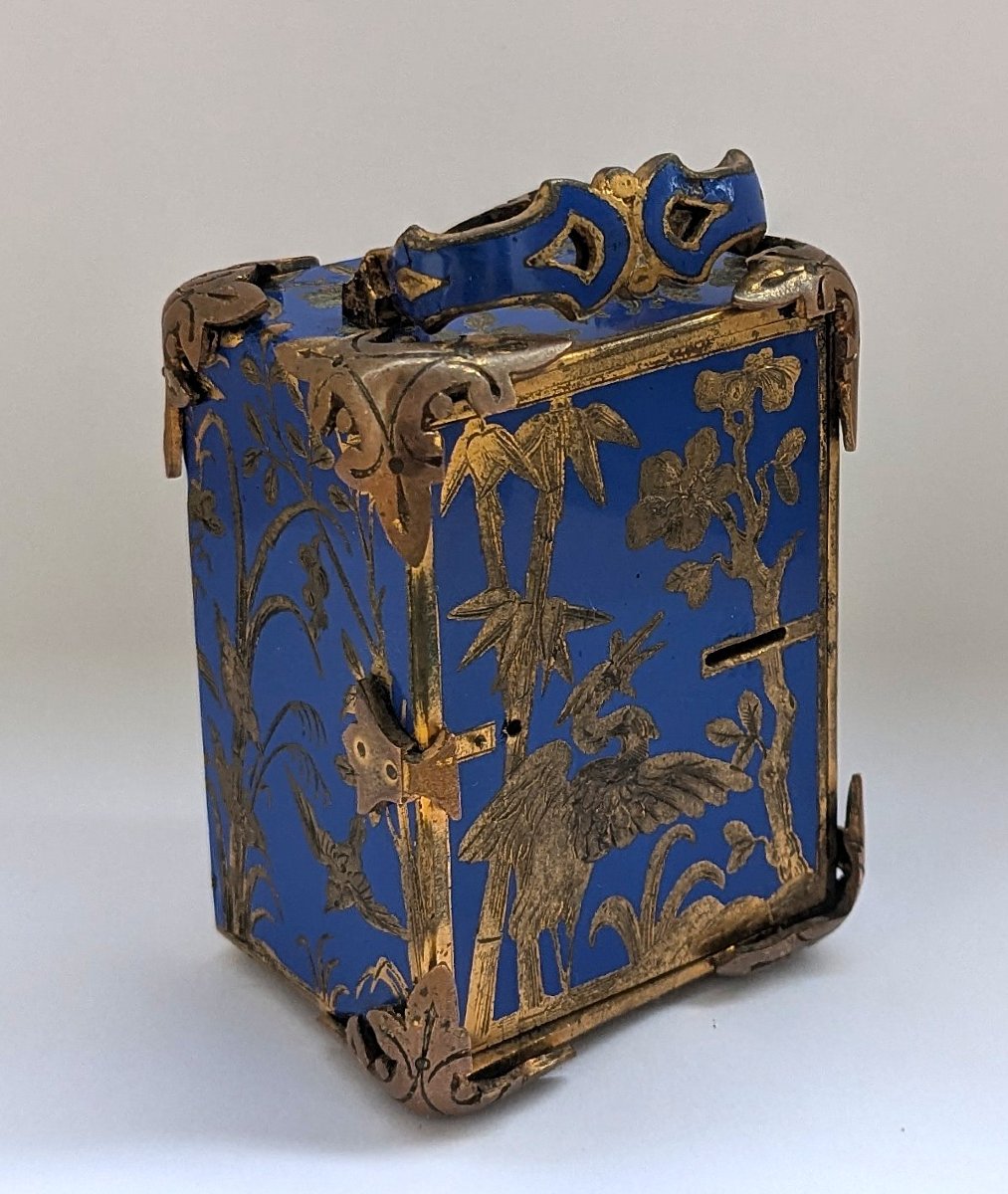 A Miniature Carriage Clock By Le Roy & Fils-photo-3