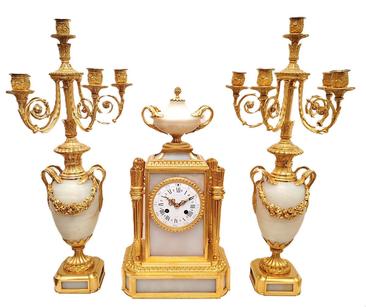 Garniture de cheminée Raingo Frères