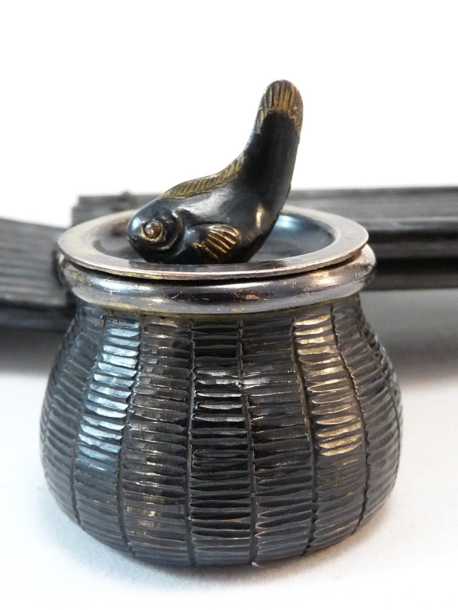 Japanese Bronze In The Style Of Miyao-photo-3