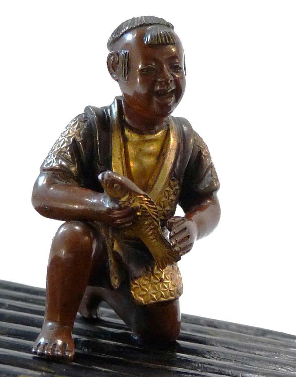 Japanese Bronze In The Style Of Miyao-photo-4