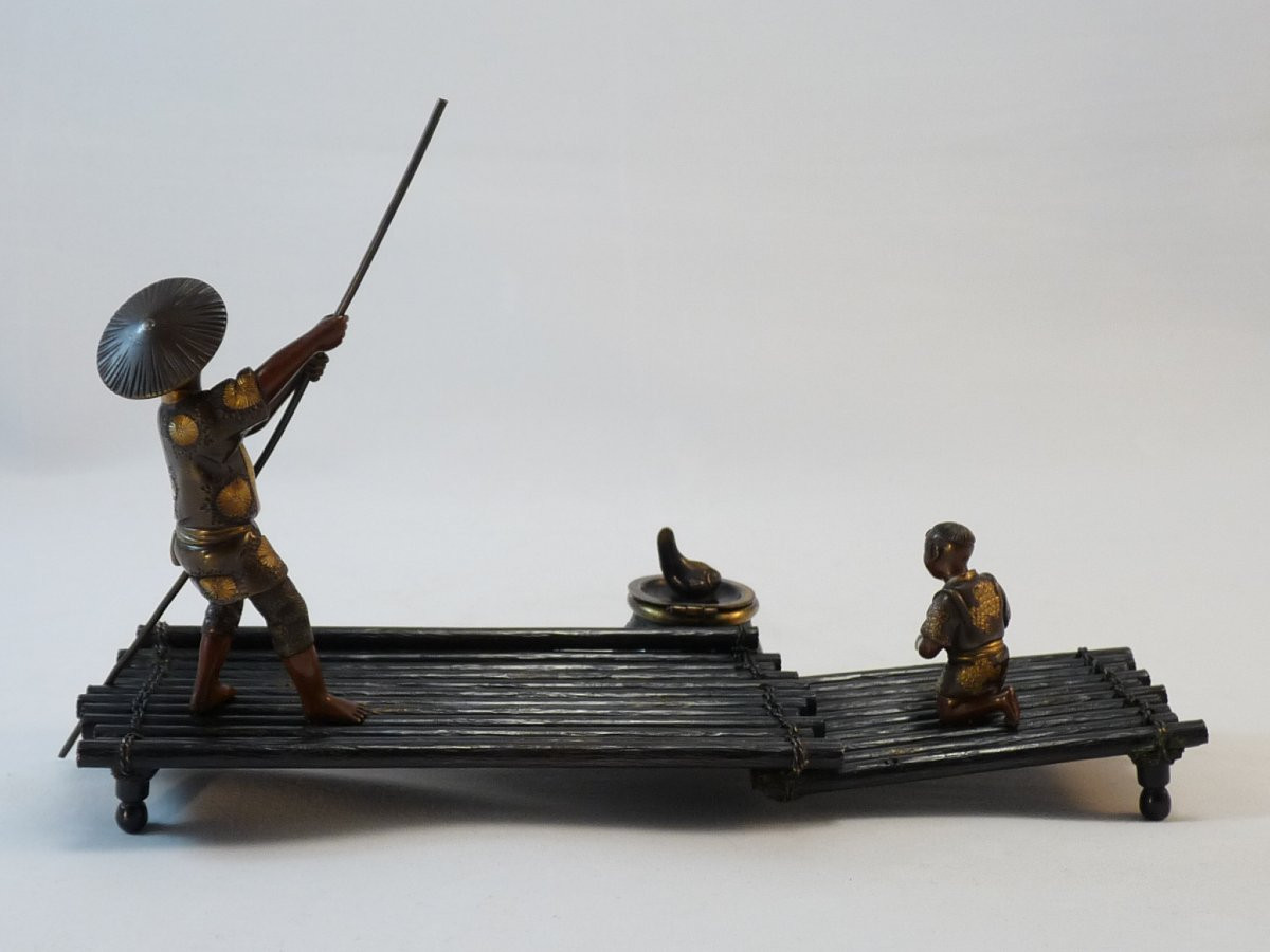 Japanese Bronze In The Style Of Miyao-photo-3