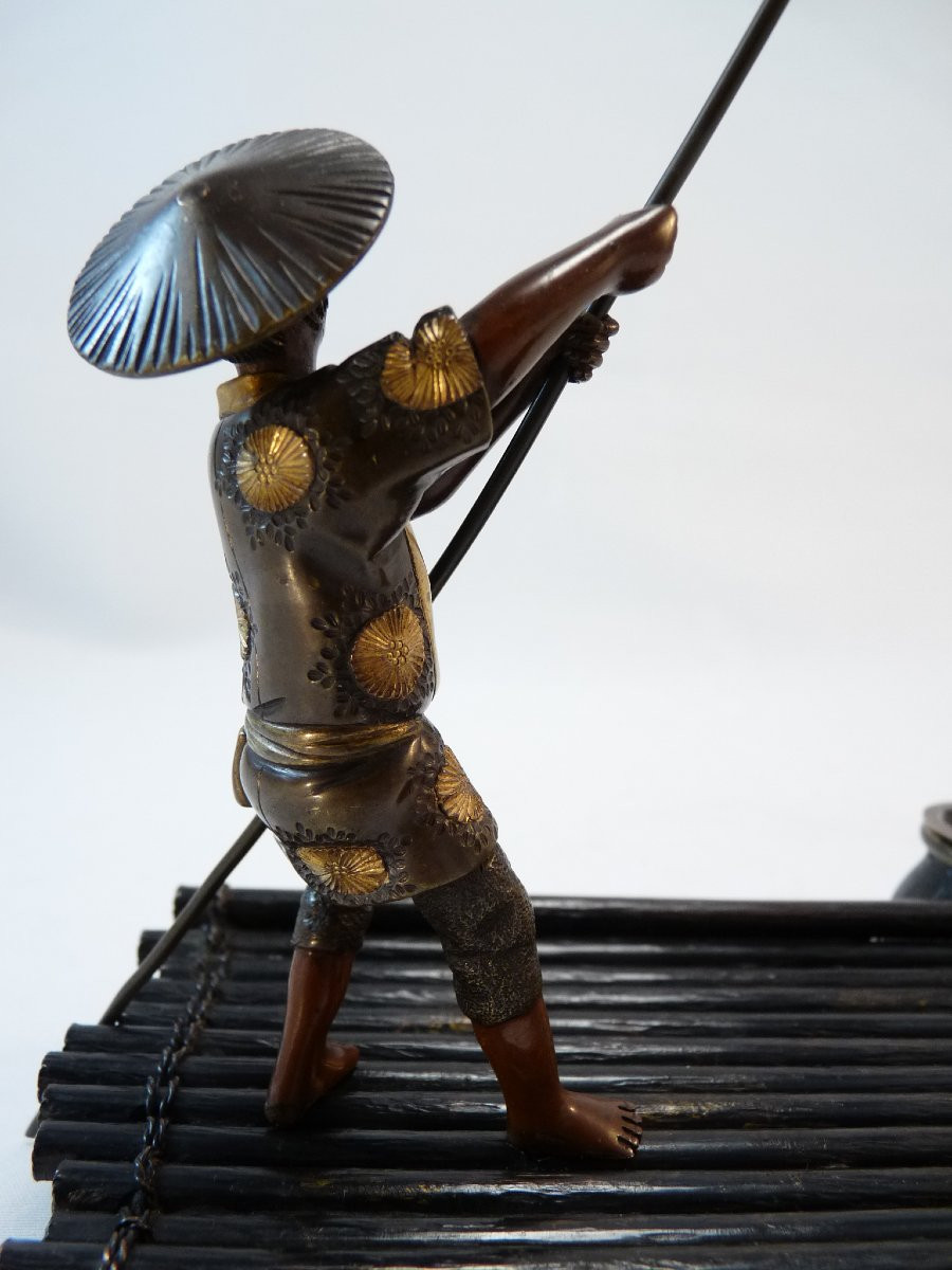 Japanese Bronze In The Style Of Miyao-photo-4