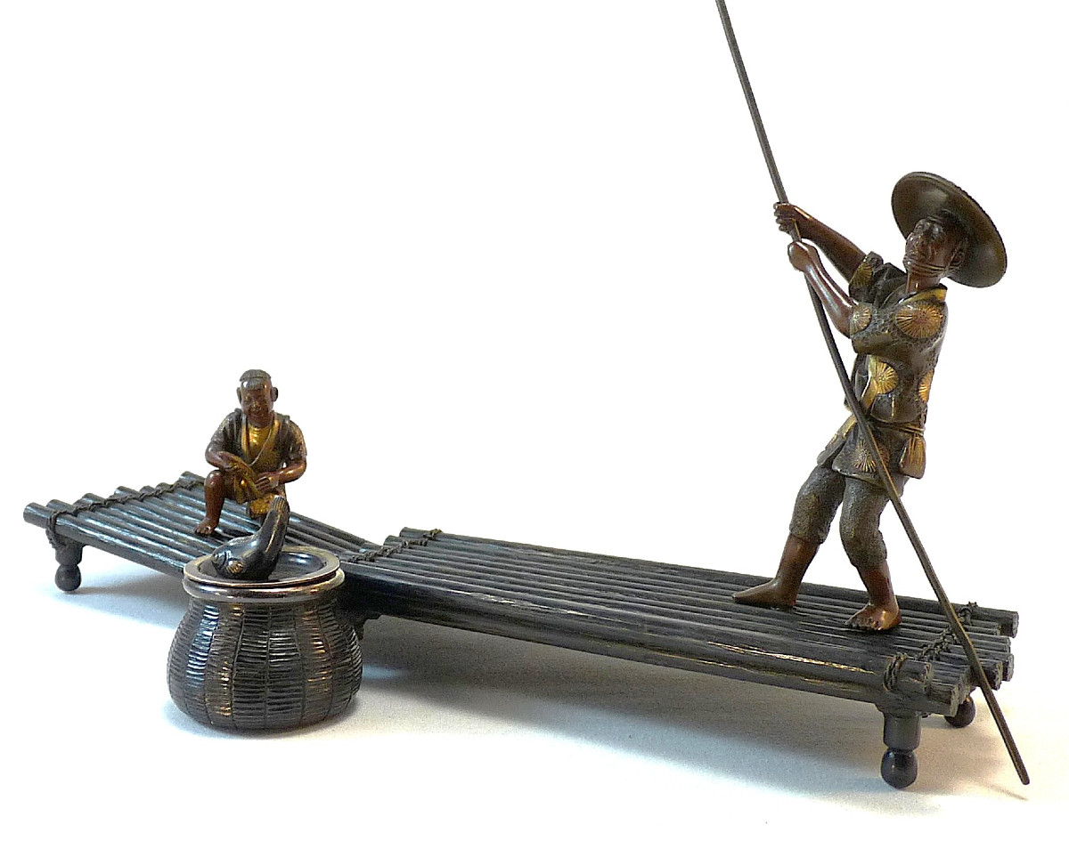 Japanese Bronze In The Style Of Miyao-photo-2