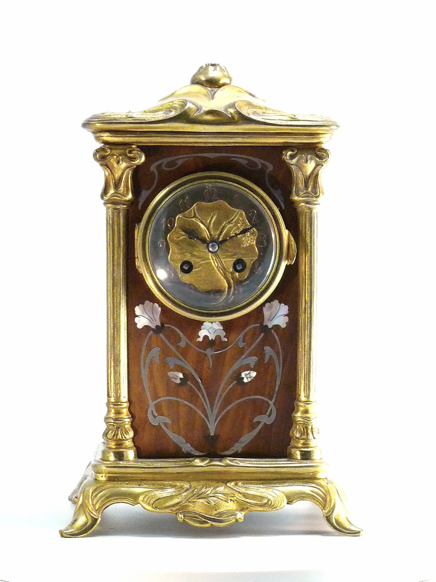 Pendule Art Nouveau "aux nénuphars"