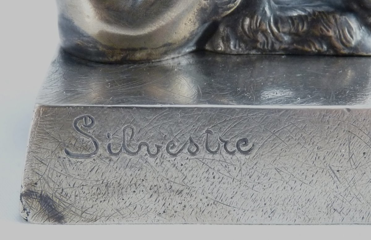 Bronze argenté par Paul Silvestre-photo-2