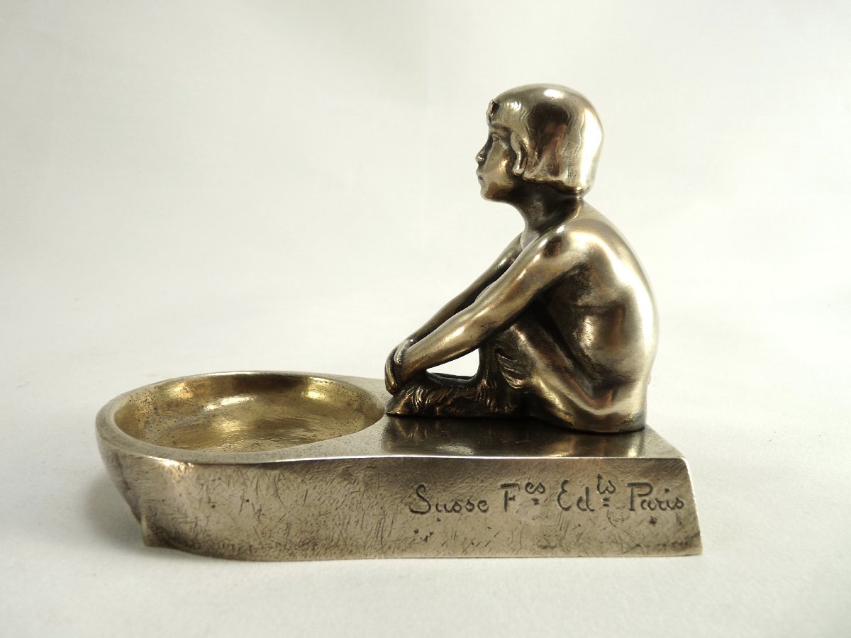 Bronze argenté par Paul Silvestre-photo-2