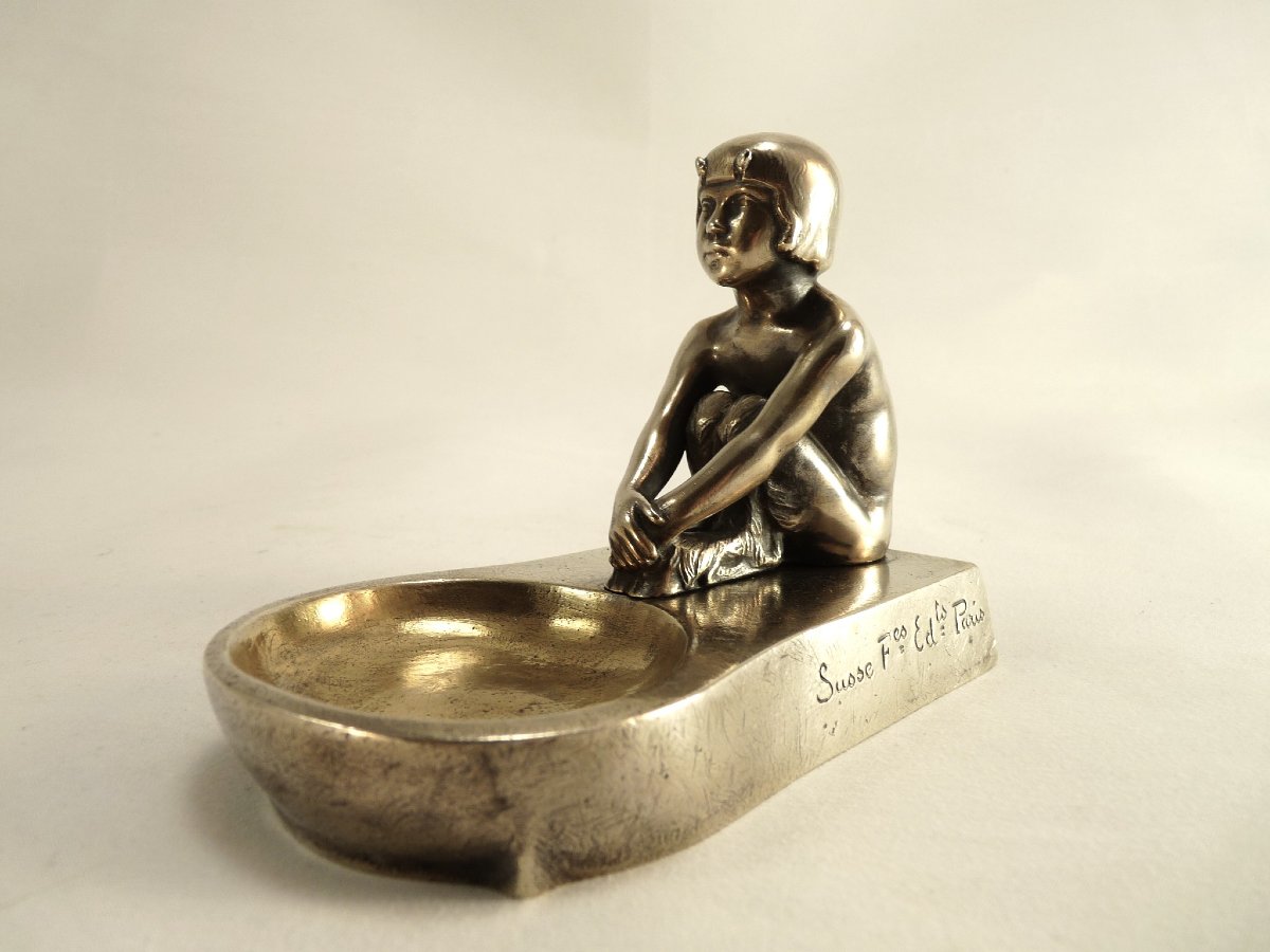 Bronze argenté par Paul Silvestre-photo-3