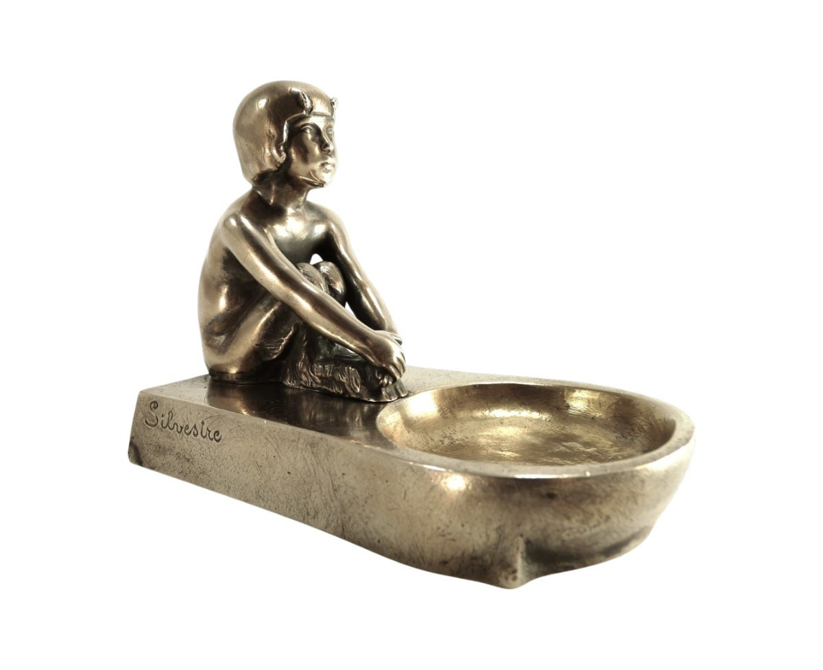 Bronze argenté par Paul Silvestre