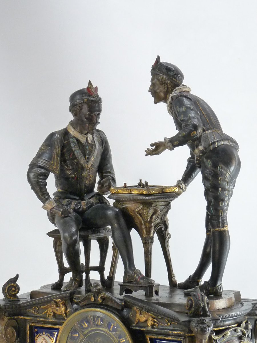 Garniture de chemin&eacute;e Henri III et ses mignons-photo-2