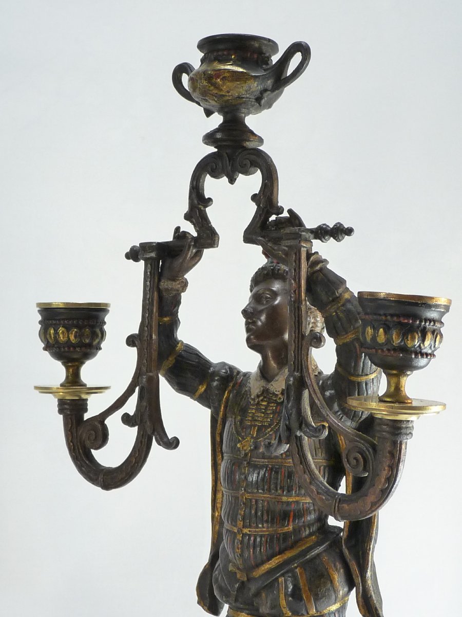 Garniture de chemin&eacute;e Henri III et ses mignons-photo-2