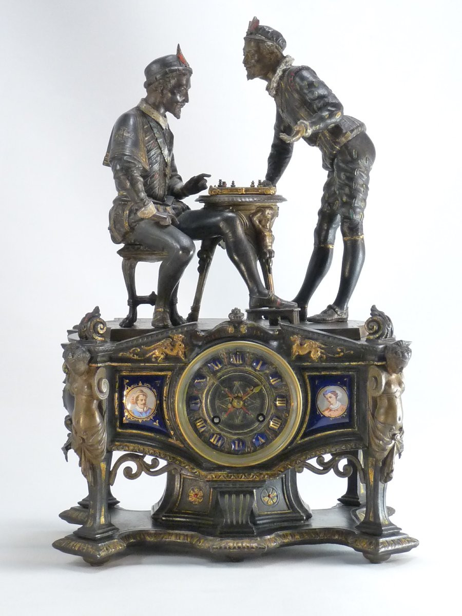Garniture de chemin&eacute;e Henri III et ses mignons-photo-5