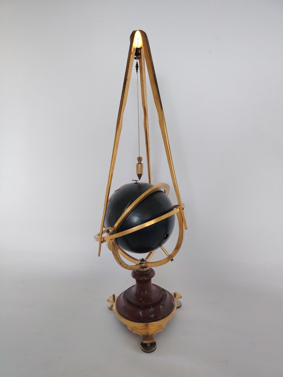 Pendule mystérieuse d'André Romain Guilmet à balancier dit "conique"-photo-2