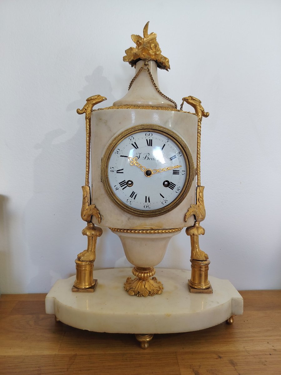 J. Brandt - Louis XVI Clock / XVIIIth Century-photo-1