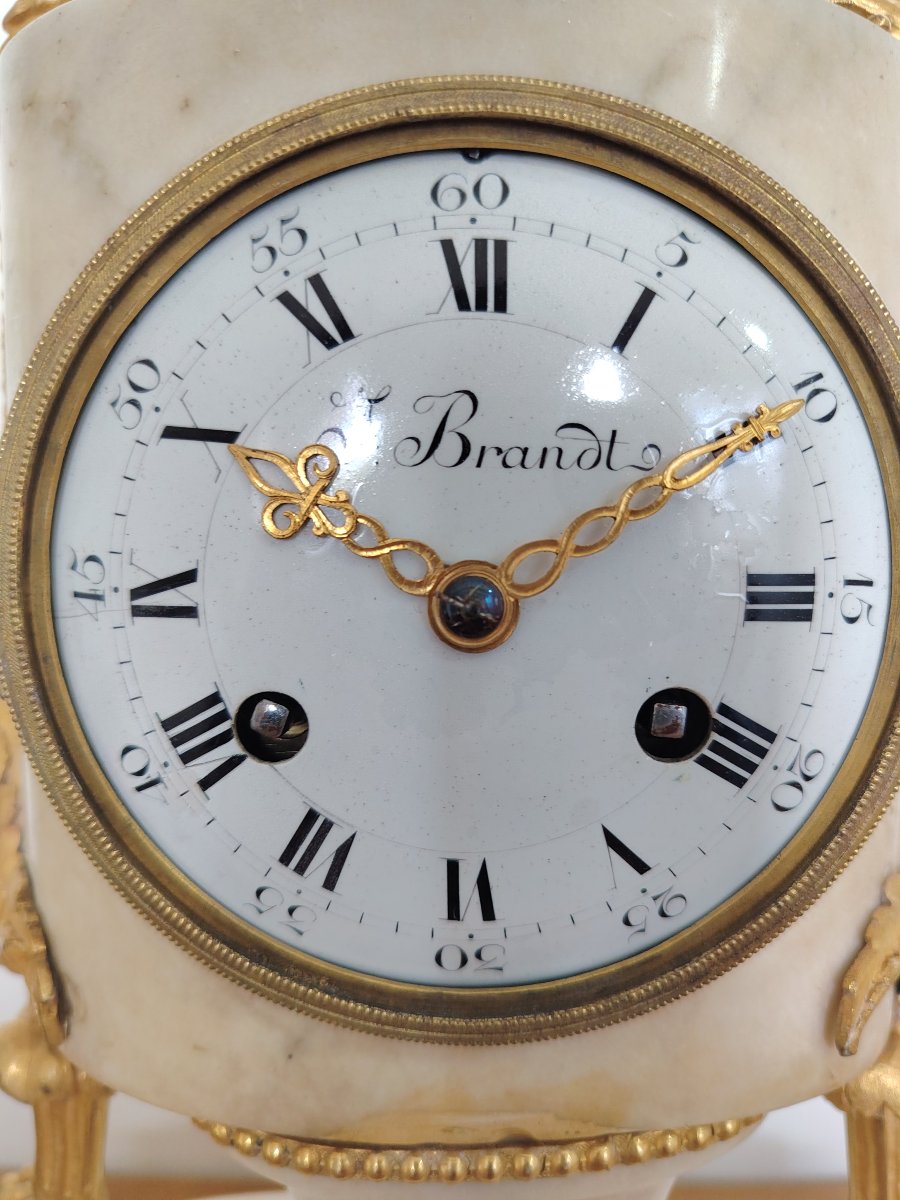 J. Brandt - Louis XVI Clock / XVIIIth Century-photo-5
