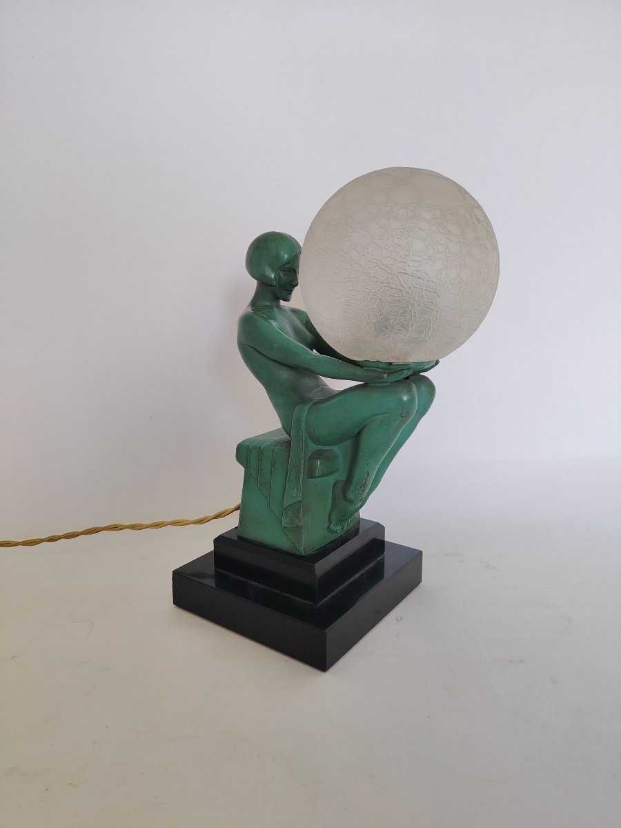 "delassement" Lamp By Max Le Verrier-photo-3