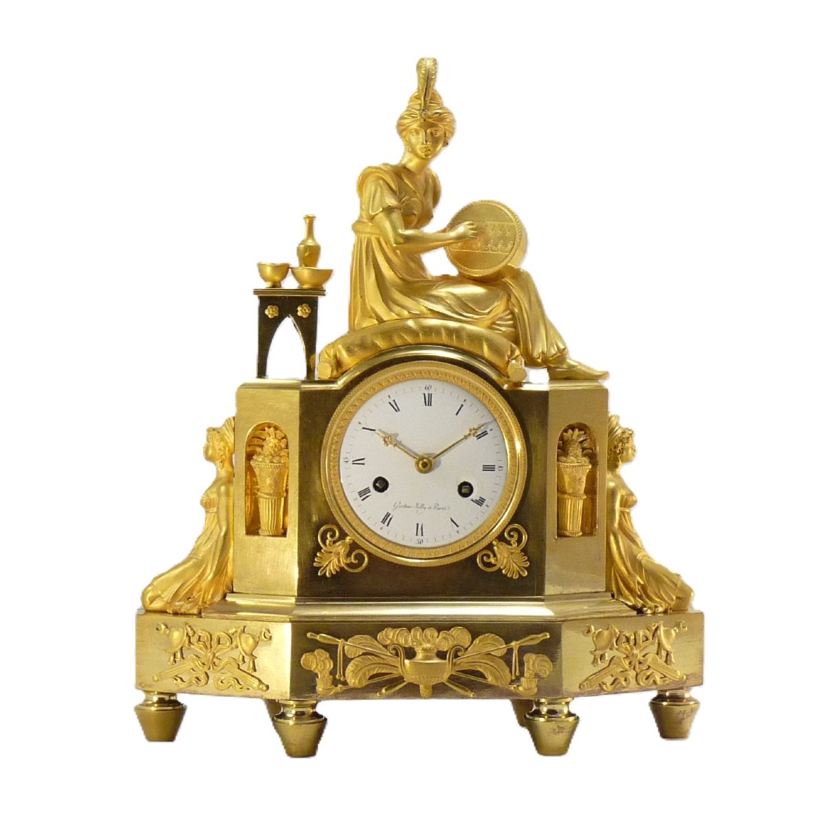 Pendule Empire à l'Orientale 