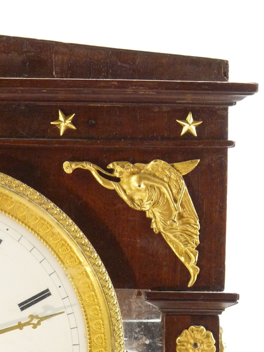 Four Glass Clock Early XIXc-photo-3