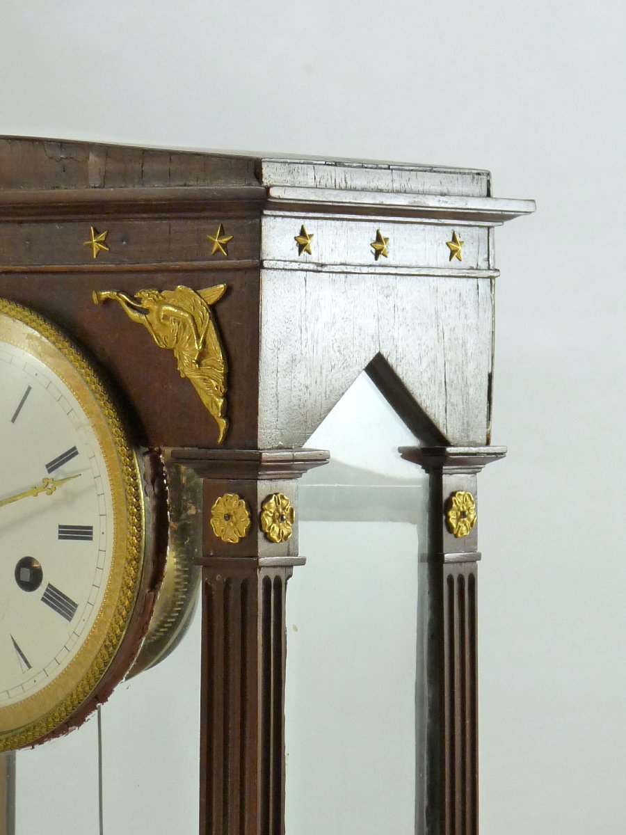 Four Glass Clock Early XIXc-photo-4