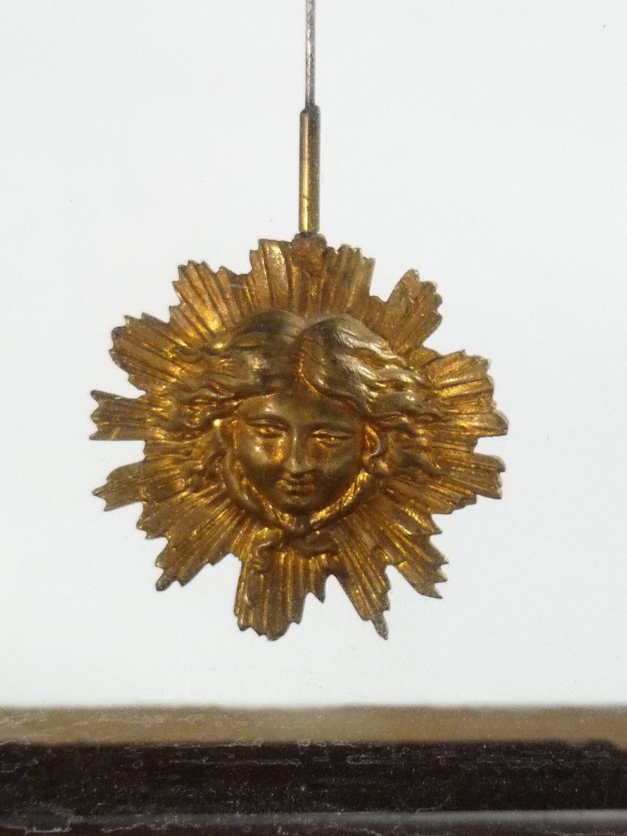 Four Glass Clock Early XIXc-photo-2