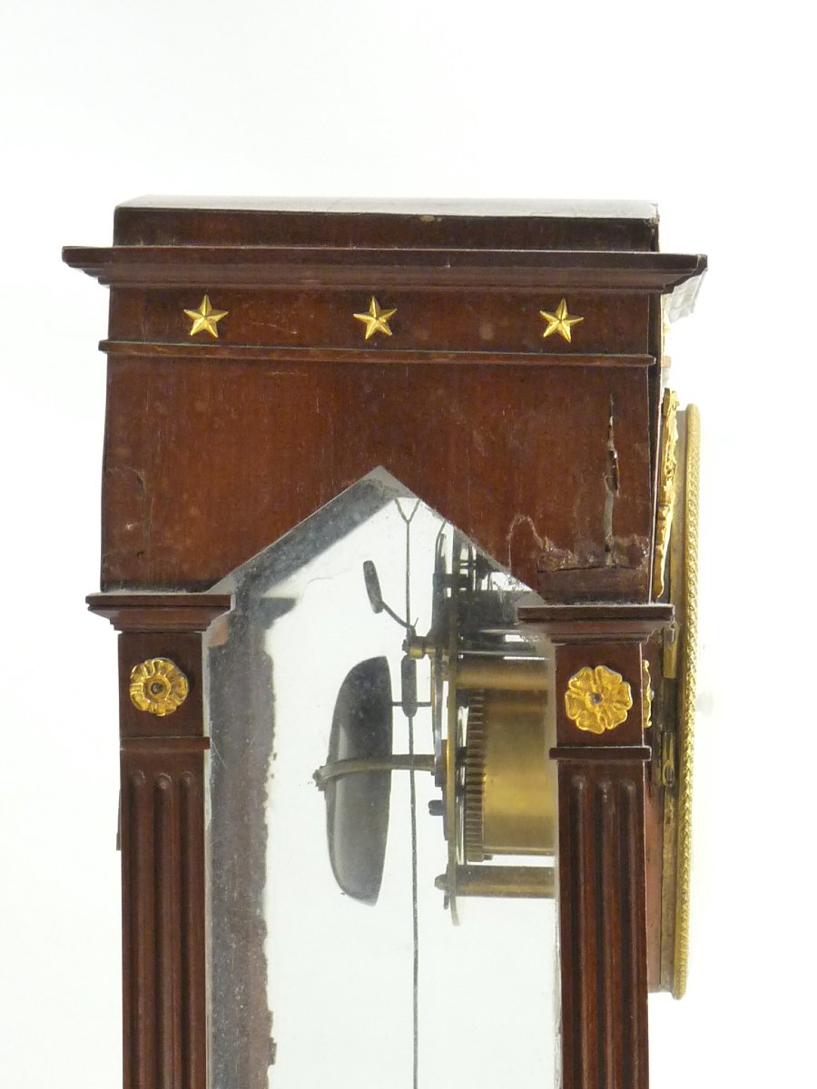 Four Glass Clock Early XIXc-photo-3