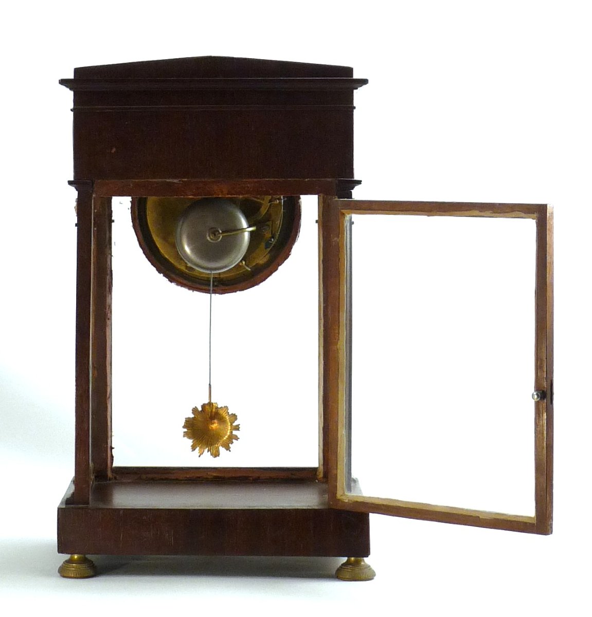 Four Glass Clock Early XIXc-photo-4