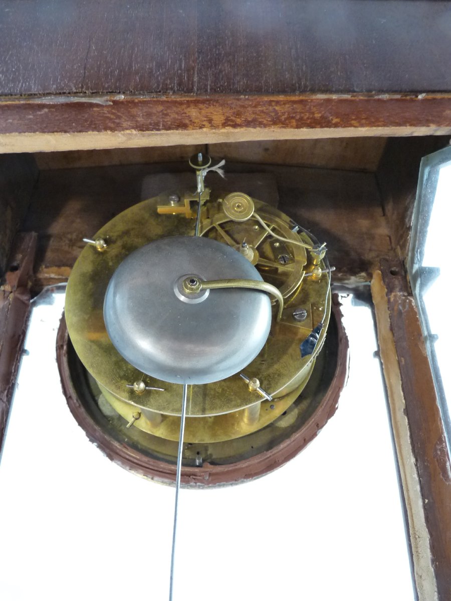 Four Glass Clock Early XIXc-photo-5