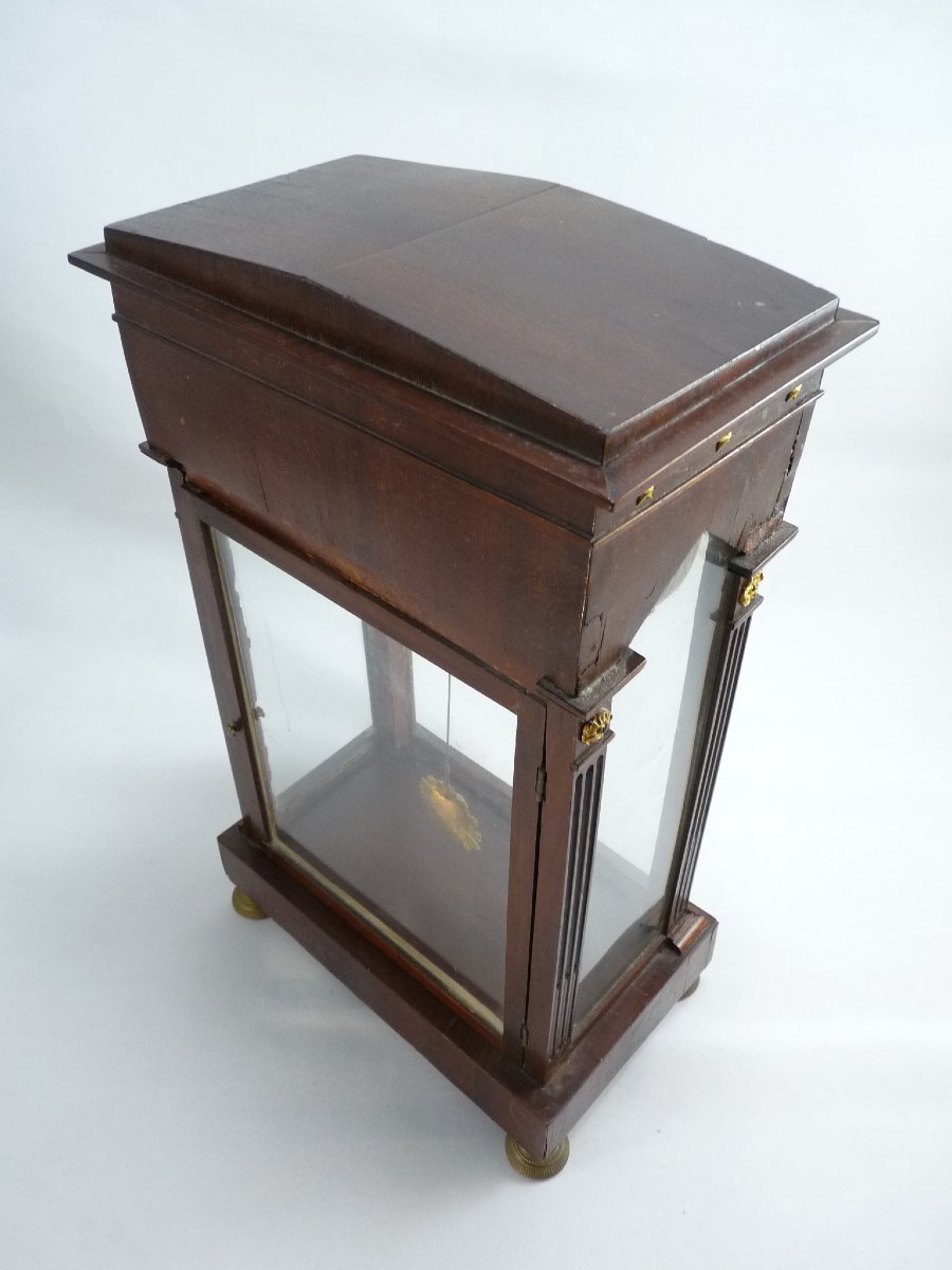 Four Glass Clock Early XIXc-photo-7
