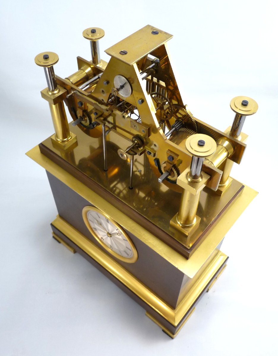 Charles Oudin - Skeleton Clock-photo-3