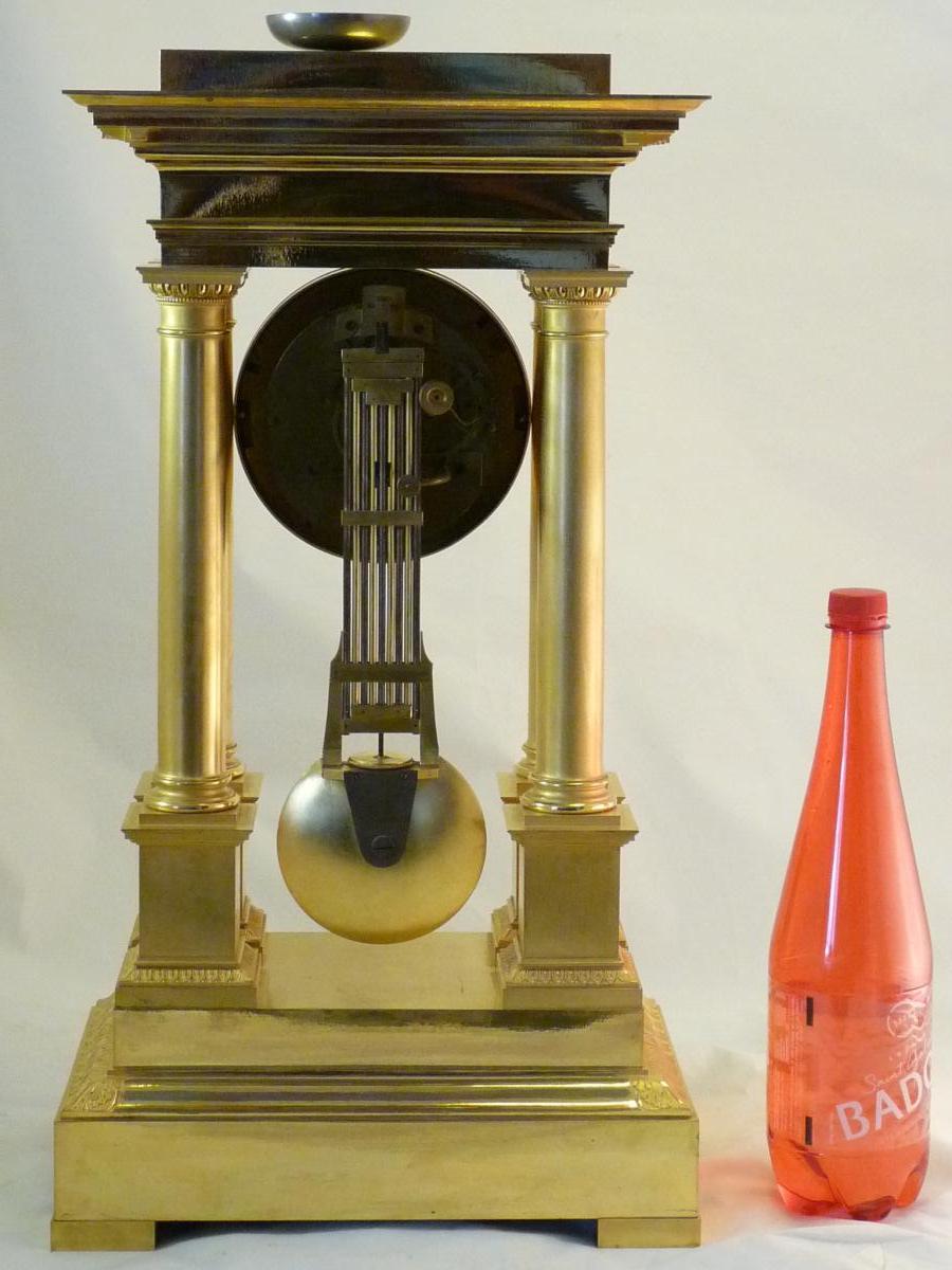 Regulator Clock Signed Bled Central Second Hand Pinewheel Escapment-photo-7