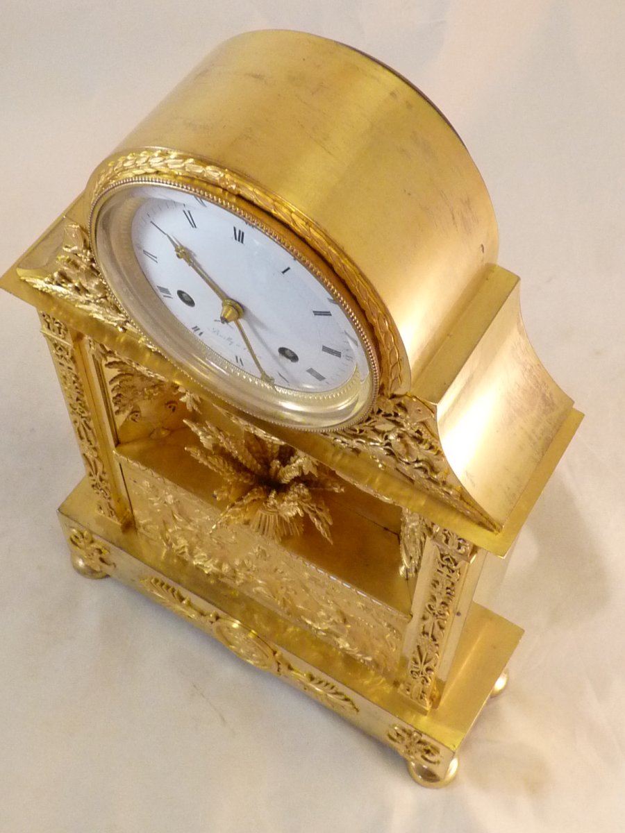 Exceptionnelle Pendule Empire -photo-1