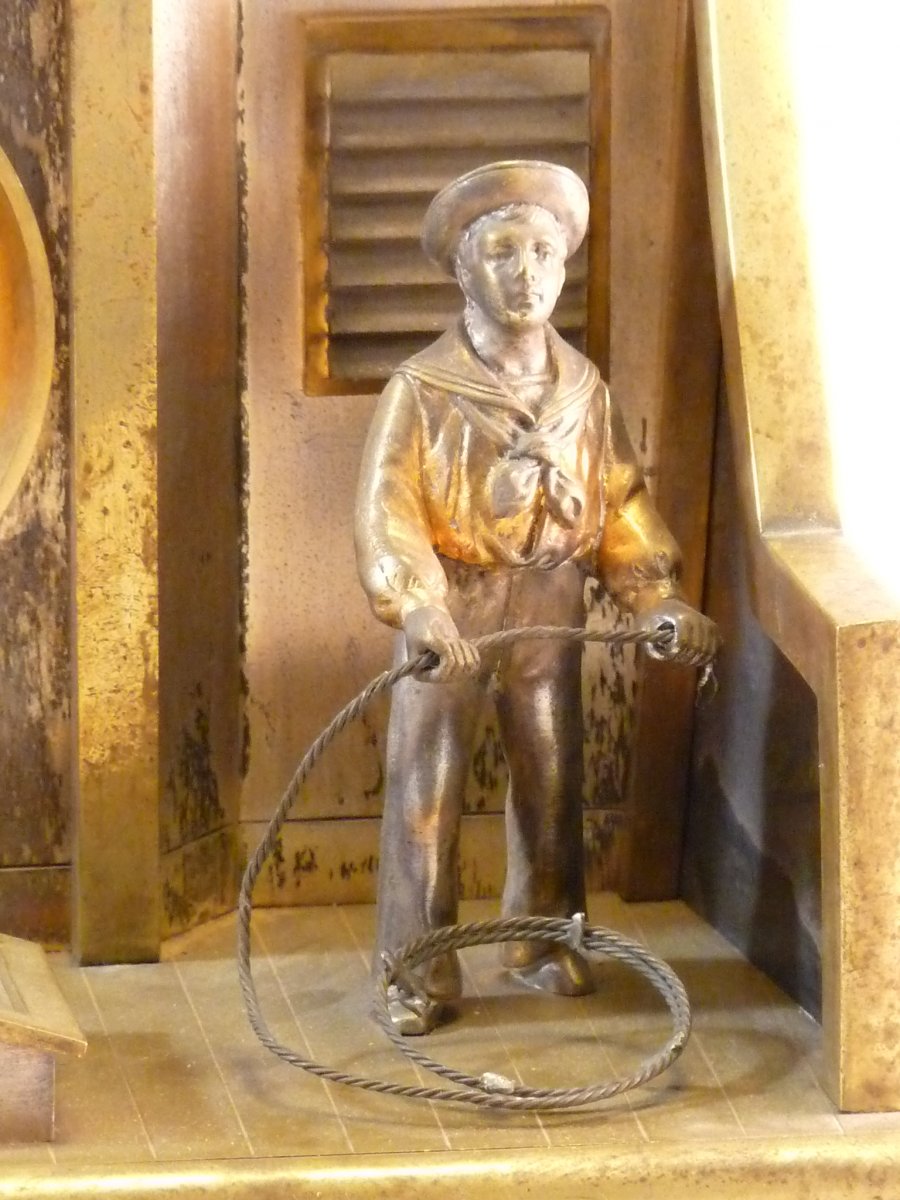 Pendule Aux Marins par Guilmet n&deg;1412-photo-3