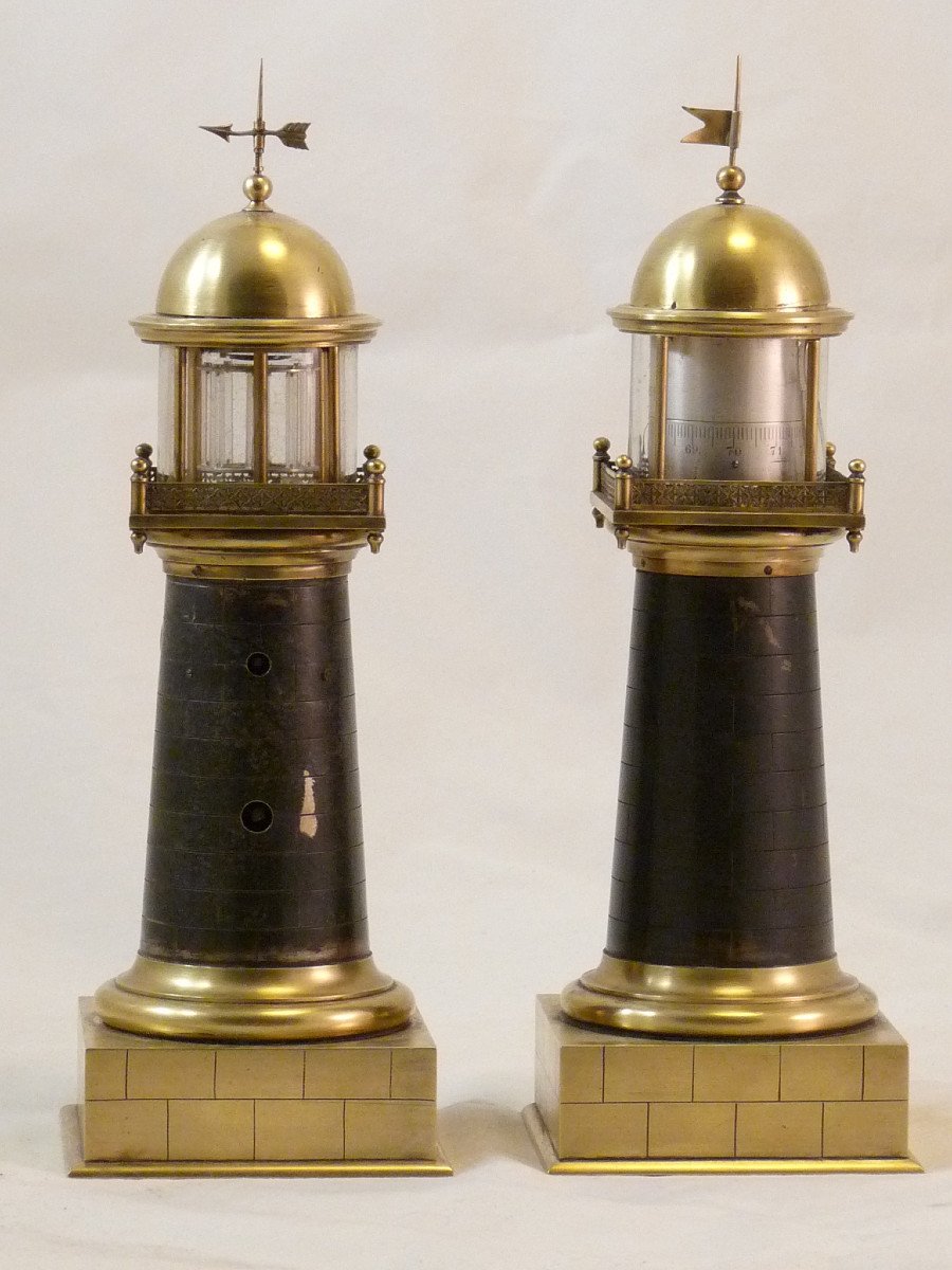 Pair Of Lighthouses By Guilmet-photo-8