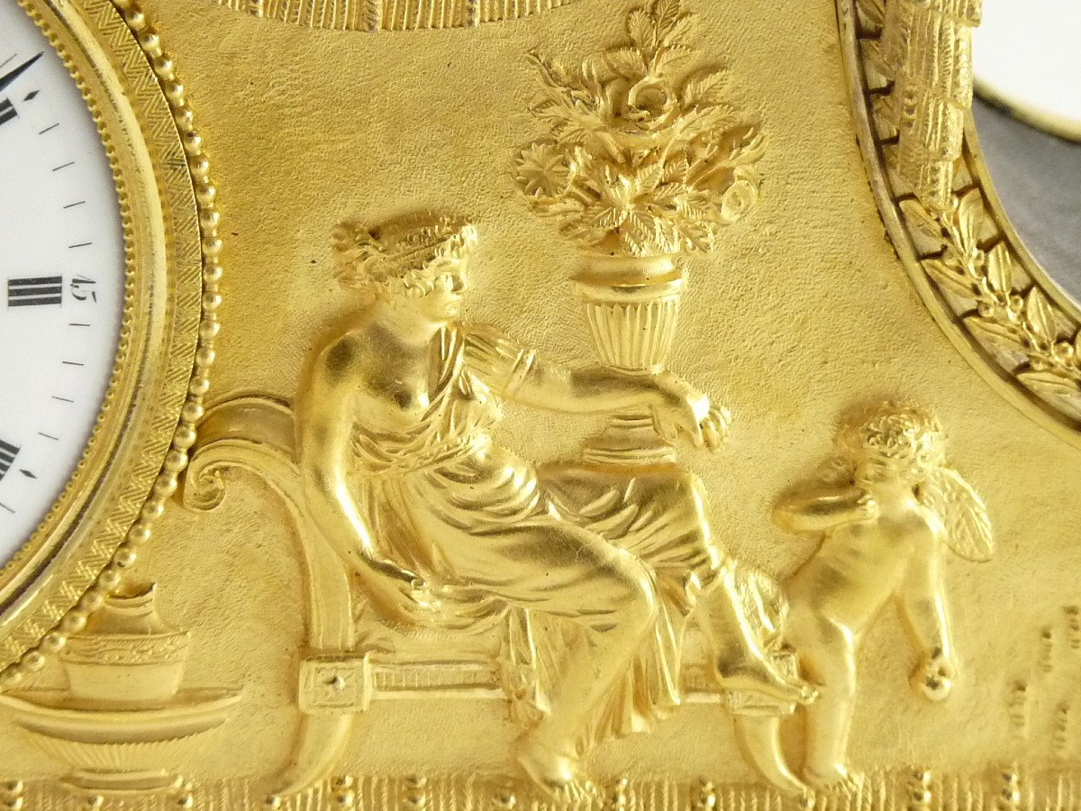 Deverberie  "joséphine" Empire Clock-photo-1