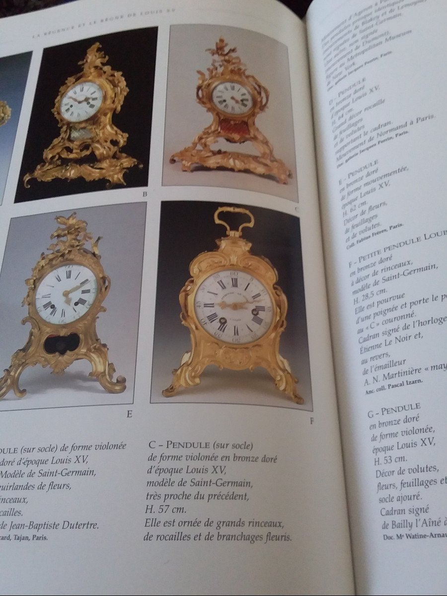 Louis XV Period Clock Saint Germain Model -photo-1