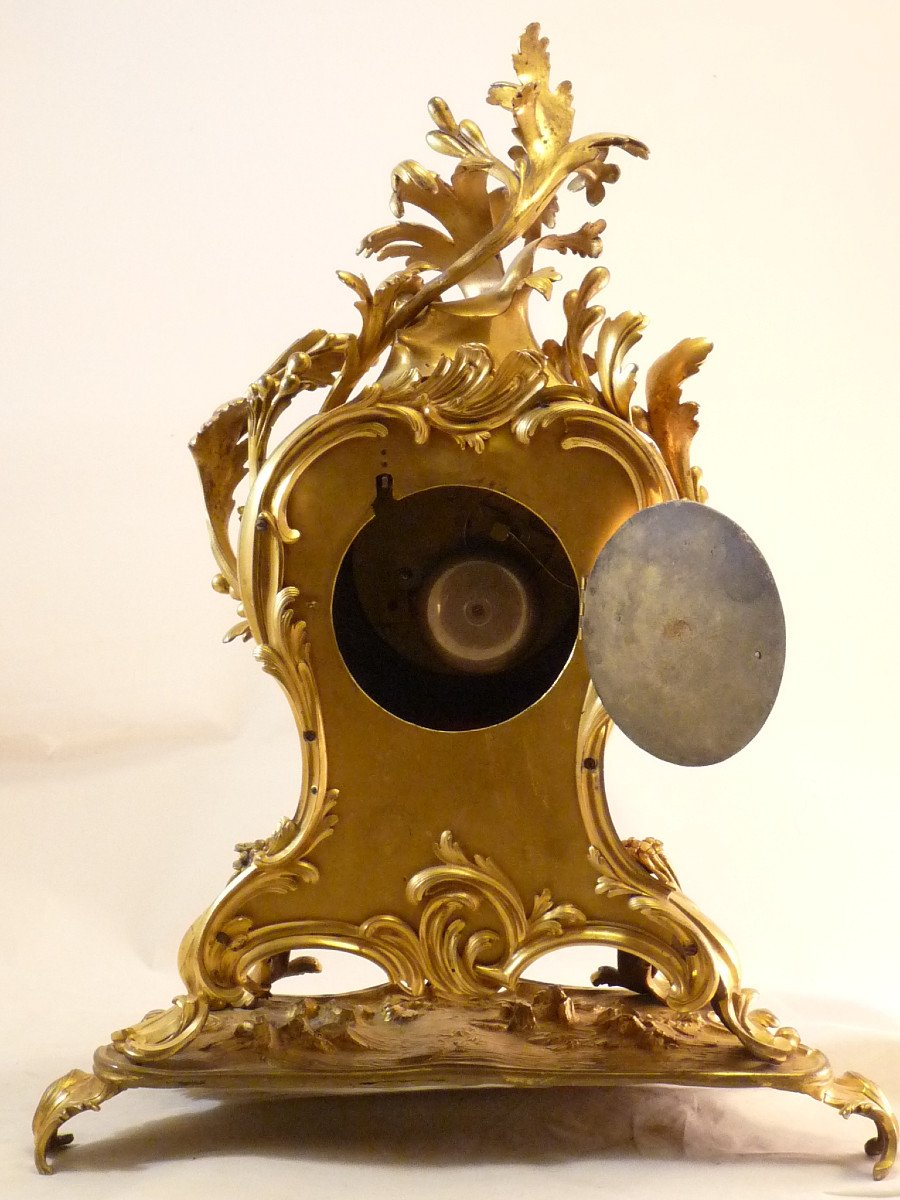 Louis XV Period Clock Saint Germain Model -photo-4