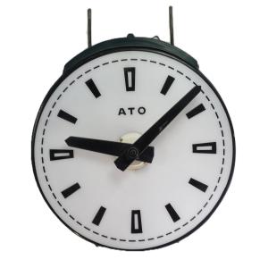 Ato Double Sided Factory Clock