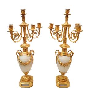 Pair Of Napoleon III Candelabra