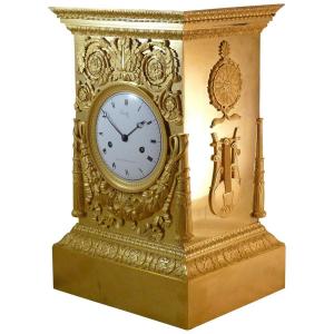 Modèle Imérial : Pendule Signée Bailly Horloger De Leurs Majestés Impériales Et Royales