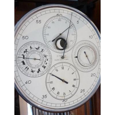 Electro-mechanical Clock With  Calendar